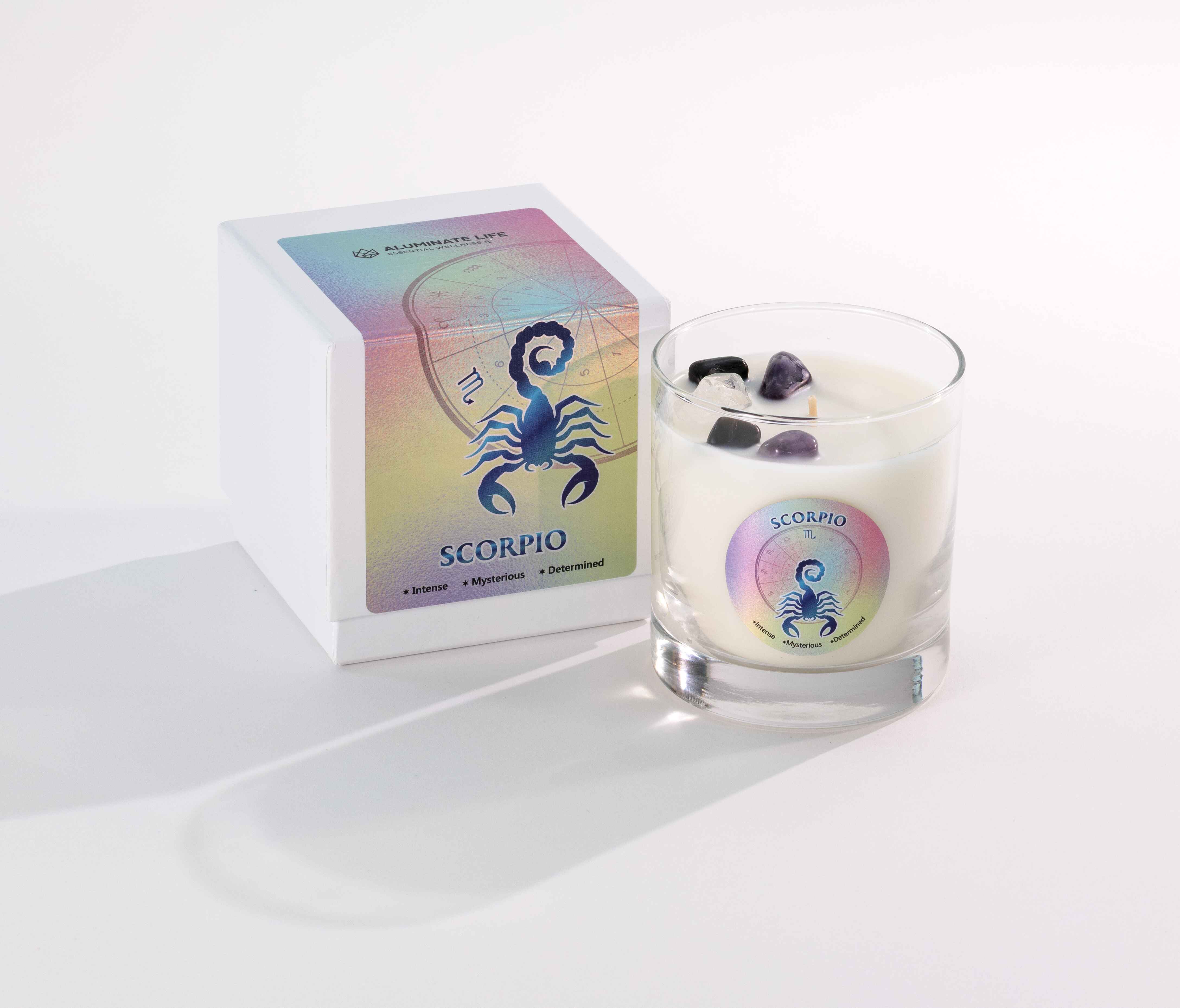 Buy Scorpio Zodiac Candle | Intuition & Passion Aromatherapy